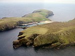 Aerial view of North Haven, Fair Isle - geograph.org.uk - 17893